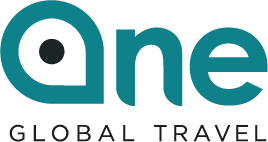 One Global Travel logo with stylised O and dot.