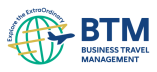 Logo for BTM Business Travel management