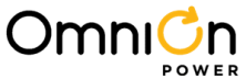 Omnion Power logo with yellow circular arrow O, global travel solutions.